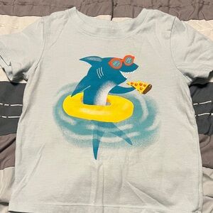 3T Boys Garanimals Light Blue Tee with Shark, Yellow Float & Orange Sunglasses